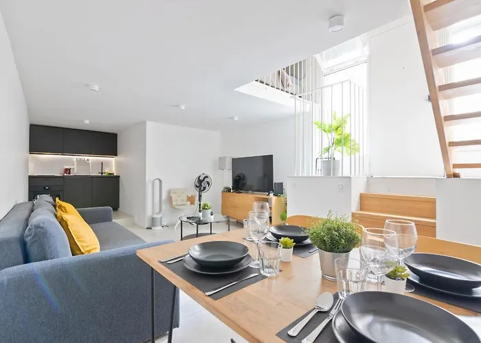 Luxurious Studio Mezzanine Quartier Tour Eiffel Free Netflix