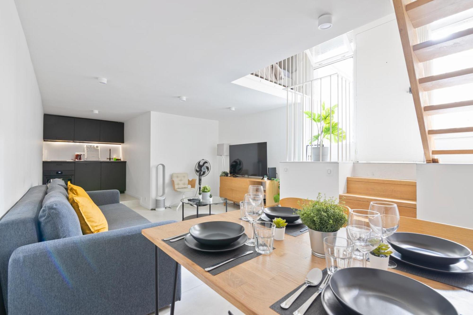 Luxurious Mezzanine Quartier Tour Eiffel Appartement *